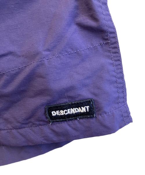 DESCENDANT（ディセンダント）DESCENDANT (ディセンダント) ナイロンハーフパンツ パープル サイズ:2の古着・服飾アイテム