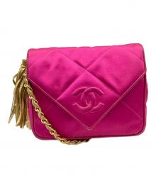 CHANEL（シャネル）の古着「チェーンショルダーバッグ」｜ショッキングピンク