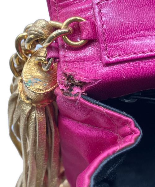 CHANEL（シャネル）CHANEL (シャネル) チェーンショルダーバッグ ショッキングピンクの古着・服飾アイテム