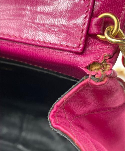 CHANEL（シャネル）CHANEL (シャネル) チェーンショルダーバッグ ショッキングピンクの古着・服飾アイテム