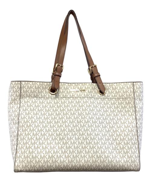 MICHAEL KORS（マイケルコース）MICHAEL KORS (マイケル・コース) バッグ ベージュ×ブラウンの古着・服飾アイテム