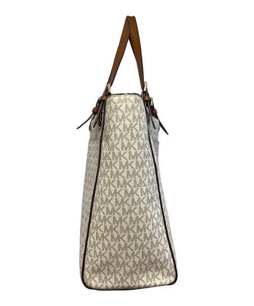 MICHAEL KORS（マイケル・コース）MICHAEL KORS (マイケル・コース) バッグ ベージュ×ブラウンの古着・服飾アイテム