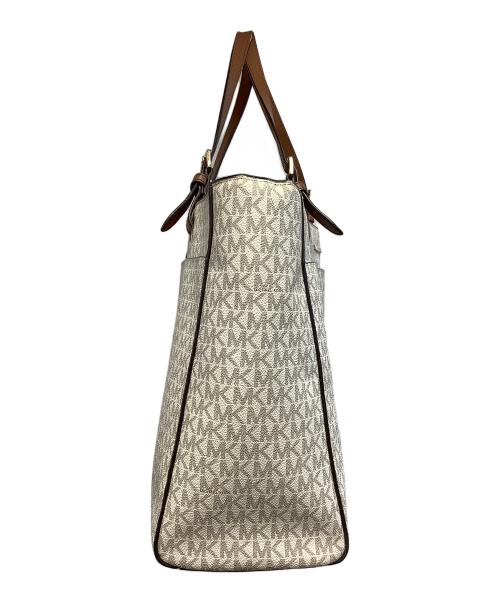 MICHAEL KORS（マイケル・コース）MICHAEL KORS (マイケル・コース) バッグ ベージュ×ブラウンの古着・服飾アイテム