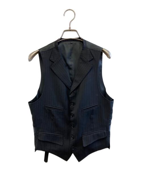 BURBERRY BLACK LABEL（バーバリーブラックレーベル）BURBERRY BLACK LABEL (バーバリーブラックレーベル) セットアップスーツ ブラック サイズ:スーツ、ベスト：90-74-165 36R　パンツ：記載なしの古着・服飾アイテム
