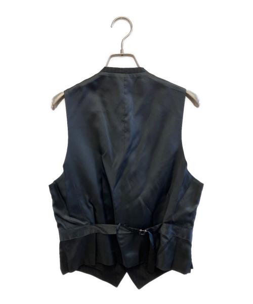 BURBERRY BLACK LABEL（バーバリーブラックレーベル）BURBERRY BLACK LABEL (バーバリーブラックレーベル) セットアップスーツ ブラック サイズ:スーツ、ベスト：90-74-165 36R　パンツ：記載なしの古着・服飾アイテム