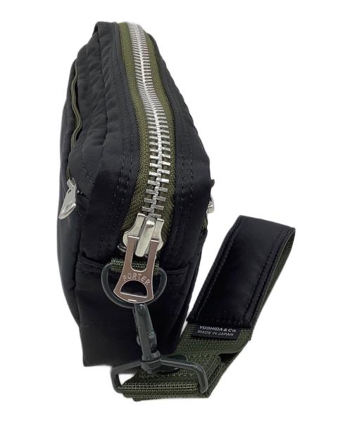 PORTER（ポーター）PORTER (ポーター) ポーチ ブラック×グリーンの古着・服飾アイテム
