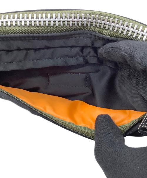 PORTER（ポーター）PORTER (ポーター) ポーチ ブラック×グリーンの古着・服飾アイテム