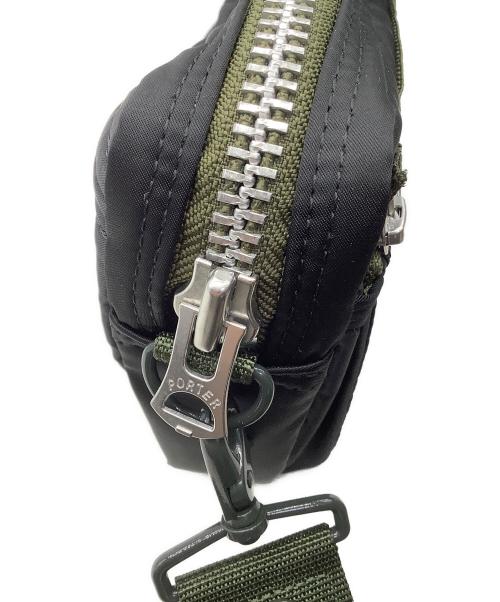 PORTER（ポーター）PORTER (ポーター) ポーチ ブラック×グリーンの古着・服飾アイテム