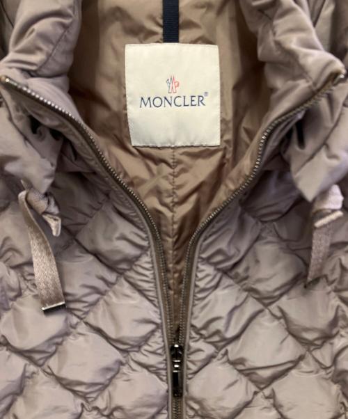 MONCLER（モンクレール）MONCLER (モンクレール) キルティングダウンジャケット ベージュ サイズ:1の古着・服飾アイテム
