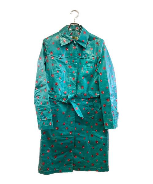 DOLCE & GABBANA（ドルチェ＆ガッバーナ）DOLCE & GABBANA (ドルチェ＆ガッバーナ) レインコート ターコイズ サイズ:24/38の古着・服飾アイテム