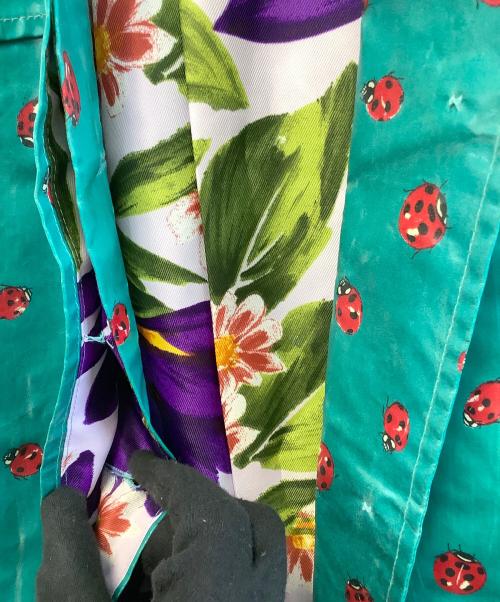 DOLCE & GABBANA（ドルチェ＆ガッバーナ）DOLCE & GABBANA (ドルチェ＆ガッバーナ) レインコート ターコイズ サイズ:24/38の古着・服飾アイテム