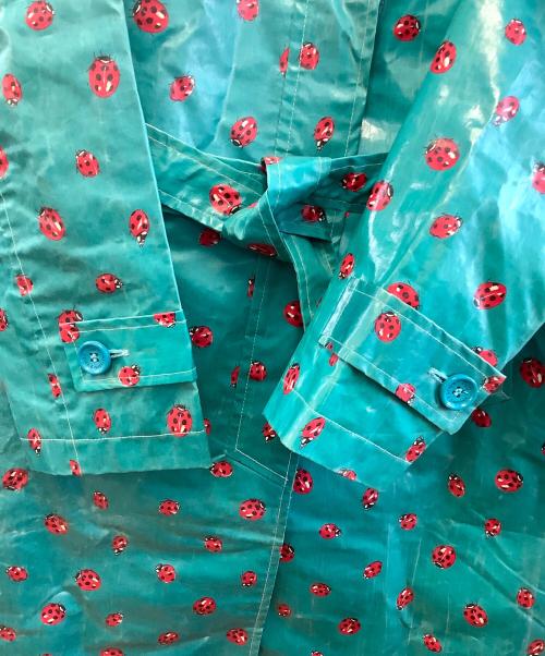 DOLCE & GABBANA（ドルチェ＆ガッバーナ）DOLCE & GABBANA (ドルチェ＆ガッバーナ) レインコート ターコイズ サイズ:24/38の古着・服飾アイテム