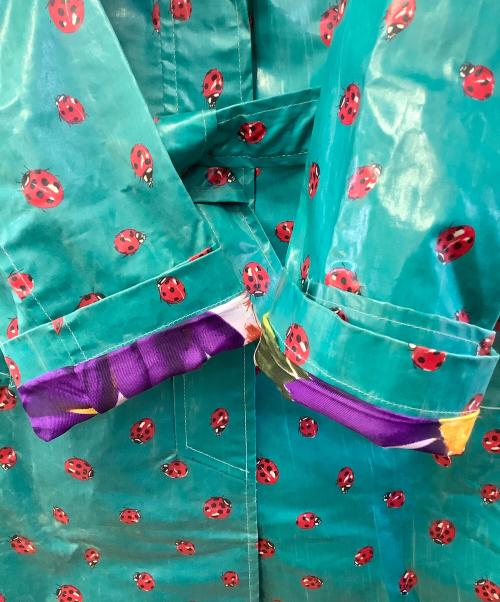 DOLCE & GABBANA（ドルチェ＆ガッバーナ）DOLCE & GABBANA (ドルチェ＆ガッバーナ) レインコート ターコイズ サイズ:24/38の古着・服飾アイテム