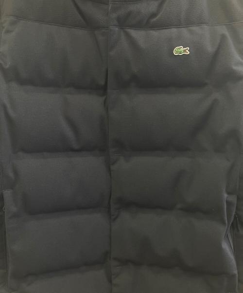 LACOSTE（ラコステ）LACOSTE (ラコステ) ピケダウンジャケット ブラック サイズ:FR 50 US Mの古着・服飾アイテム