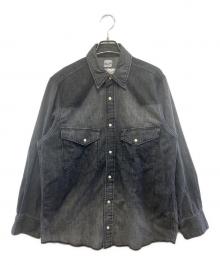Wrangler×FOLL（ラングラー×フォル）の古着「長袖シャツ」｜ブラック