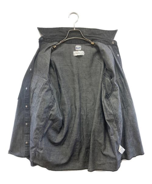 Wrangler（ラングラー）Wrangler (ラングラー) FOLL (フォル) 長袖シャツ ブラック サイズ:Mの古着・服飾アイテム