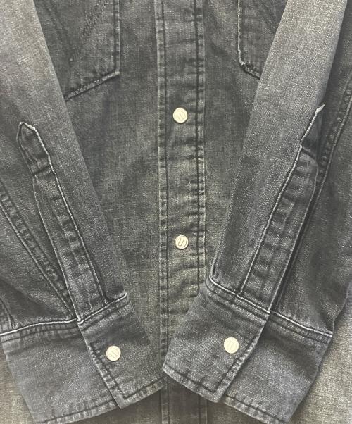 Wrangler（ラングラー）Wrangler (ラングラー) FOLL (フォル) 長袖シャツ ブラック サイズ:Mの古着・服飾アイテム