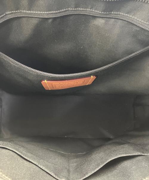 COACH（コーチ）COACH (コーチ) レザートートバッグ ブラックの古着・服飾アイテム