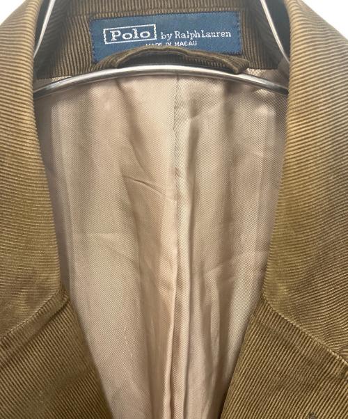 POLO RALPH LAUREN（ポロ・ラルフローレン）POLO RALPH LAUREN (ポロ・ラルフローレン) コーデュロイジャケット ブラウン サイズ:42Rの古着・服飾アイテム