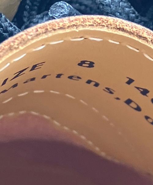 Dr.Martens（ドクターマーチン）Dr.Martens (ドクターマーチン) 3ホールシューズ ブラック サイズ:8 未使用品の古着・服飾アイテム