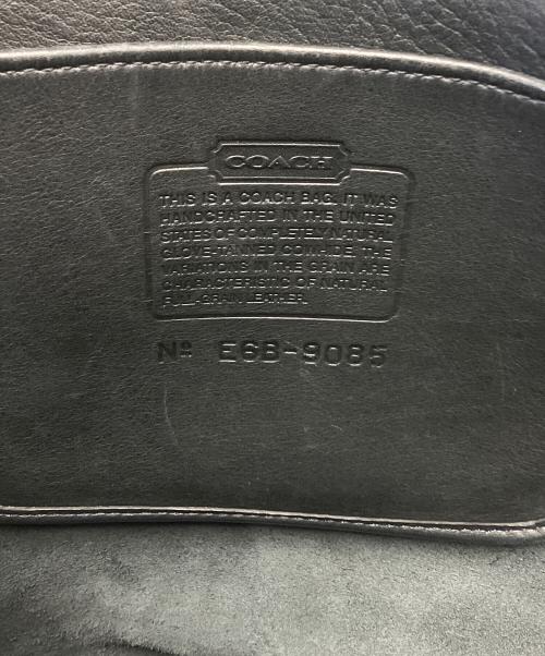 COACH（コーチ）COACH (コーチ) レザーショルダーバッグ ブラックの古着・服飾アイテム