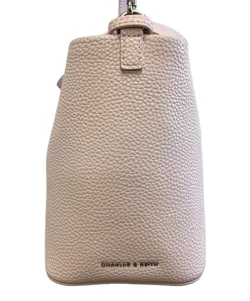 CHARLES & KEITH（チャールズアンドキース）CHARLES & KEITH (チャールズアンドキース) 2WAYショルダーバッグ ピンクの古着・服飾アイテム