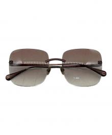 CHANEL（シャネル）の古着「スクエアシェイプサングラス」｜ブロンズ