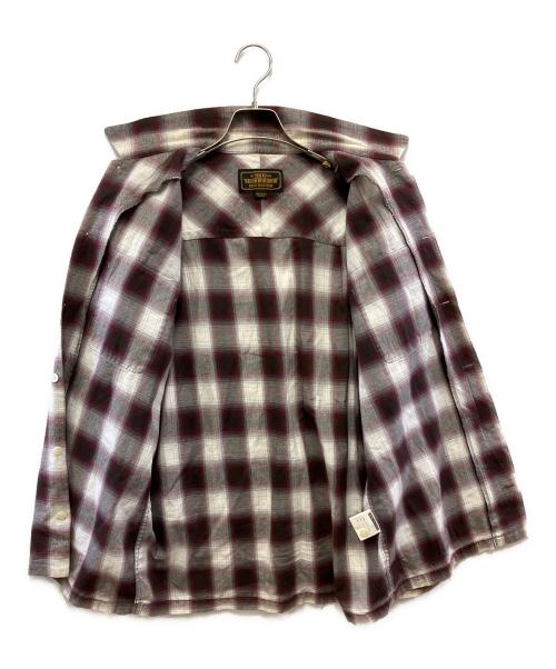 NEIGHBORHOOD（ネイバーフッド）NEIGHBORHOOD (ネイバーフッド) 長袖シャツ ホワイト×パープル サイズ:Mの古着・服飾アイテム