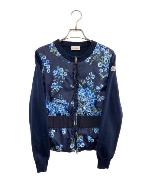 MONCLER（モンクレール）MONCLER (モンクレール) 薄手カーディガン ネイビー サイズ:Sの古着・服飾アイテム