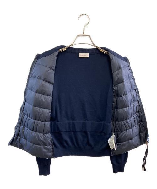 MONCLER（モンクレール）MONCLER (モンクレール) 薄手カーディガン ネイビー サイズ:Sの古着・服飾アイテム