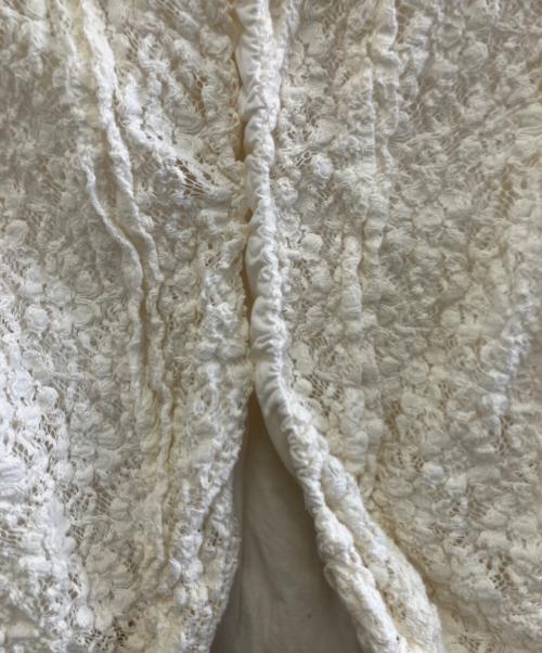 tricot COMME des GARCONS（トリココムデギャルソン）tricot COMME des GARCONS (トリココムデギャルソン) 半袖ブラウス アイボリー サイズ:Mの古着・服飾アイテム