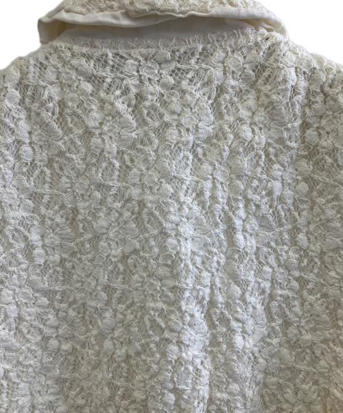 tricot COMME des GARCONS（トリココムデギャルソン）tricot COMME des GARCONS (トリココムデギャルソン) 半袖ブラウス アイボリー サイズ:Mの古着・服飾アイテム