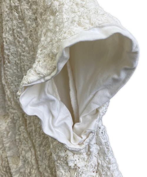 tricot COMME des GARCONS（トリココムデギャルソン）tricot COMME des GARCONS (トリココムデギャルソン) 半袖ブラウス アイボリー サイズ:Mの古着・服飾アイテム