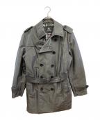 BURBERRY BLACK LABELバーバリーブラックレーベル）の古着「トレンチコート」｜ブラック