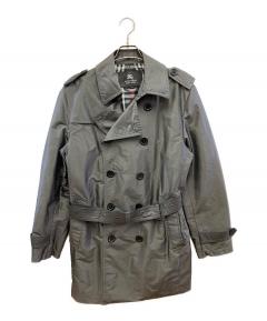 バーバリー ブラックレーベル トレチコート　M キルティングライナー付き 中古・古着通販】BURBERRY BLACK LABEL (バーバリーブラックレーベル
