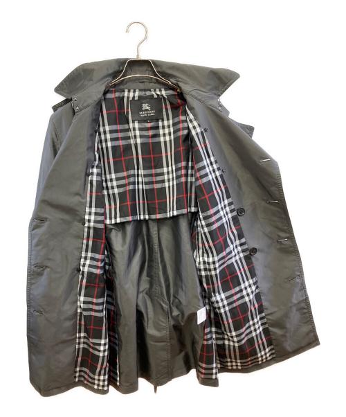 BURBERRY BLACK LABEL（バーバリーブラックレーベル）BURBERRY BLACK LABEL (バーバリーブラックレーベル) トレンチコート ブラック サイズ:Lの古着・服飾アイテム