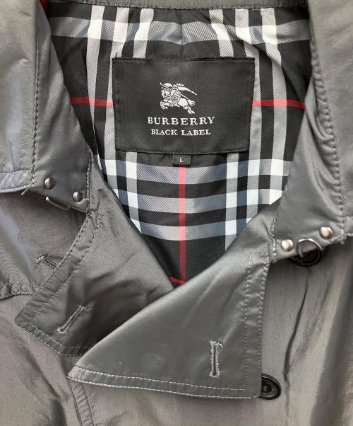 BURBERRY BLACK LABEL（バーバリーブラックレーベル）BURBERRY BLACK LABEL (バーバリーブラックレーベル) トレンチコート ブラック サイズ:Lの古着・服飾アイテム