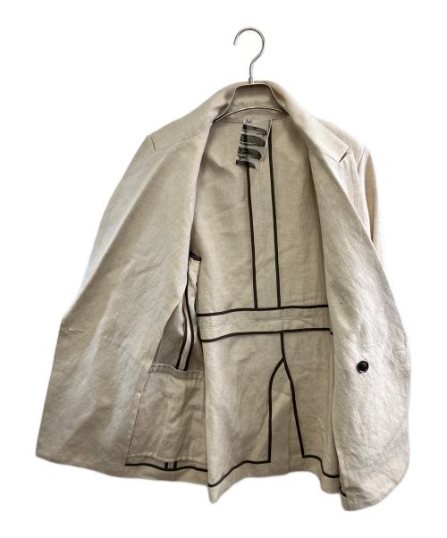 CHAOS（カオス）Chaos (カオス) テーラードジャケット ライトベージュ サイズ:38の古着・服飾アイテム