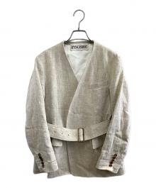 INSCRIRE（アンスクリア）の古着「ジャケット」｜アイボリー