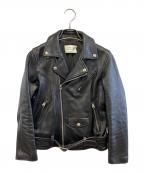 beautiful peopleビューティフルピープル）の古着「ダブルライダースジャケット」｜ブラック