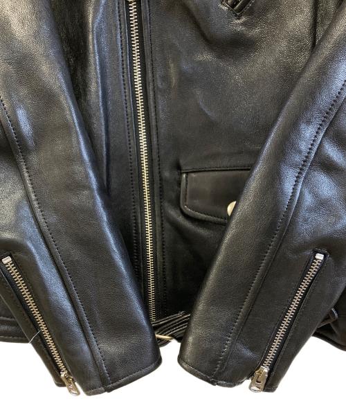 beautiful people（ビューティフルピープル）beautiful people (ビューティフルピープル) ダブルライダースジャケット ブラック サイズ:150の古着・服飾アイテム