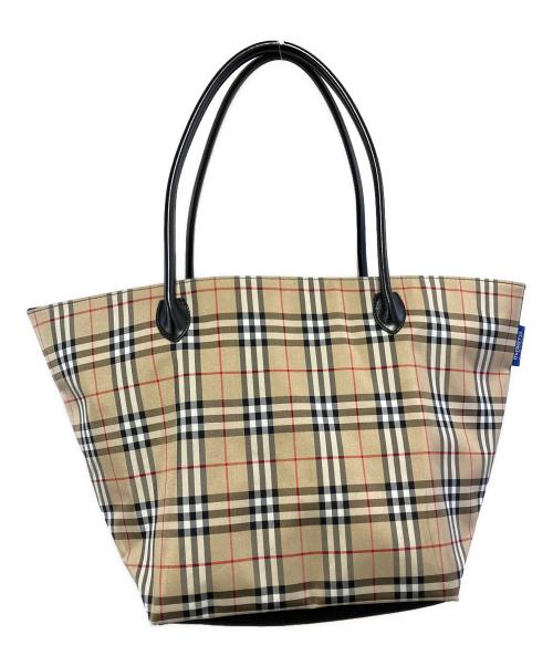 BURBERRY BLUE LABEL（バーバリー ブルー レーベル）BURBERRY BLUE LABEL (バーバリー ブルー レーベル) トートバッグ ベージュの古着・服飾アイテム