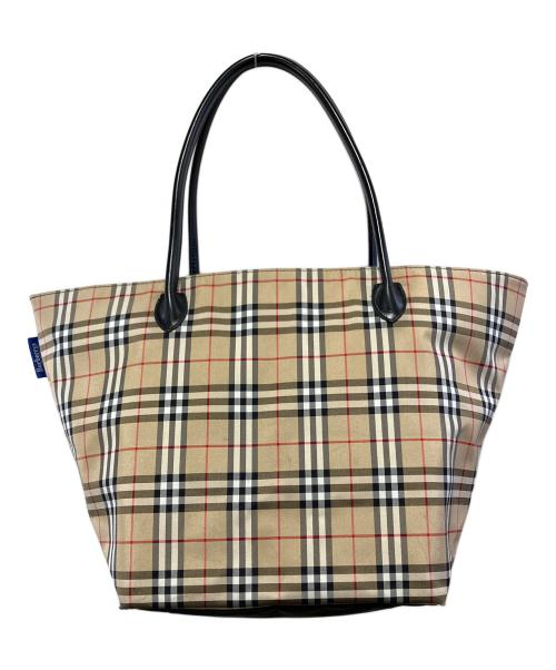 BURBERRY BLUE LABEL（バーバリー ブルー レーベル）BURBERRY BLUE LABEL (バーバリー ブルー レーベル) トートバッグ ベージュの古着・服飾アイテム