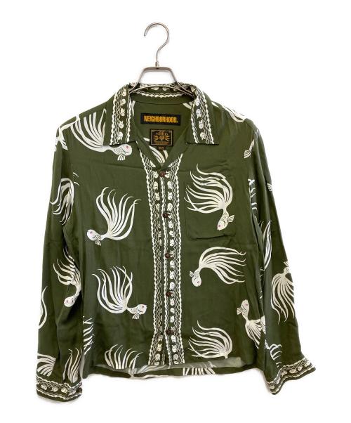 NEIGHBORHOOD（ネイバーフッド）NEIGHBORHOOD (ネイバーフッド) 長袖シャツ グリーン サイズ:Sの古着・服飾アイテム