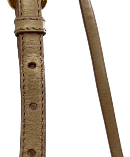 MIU MIU（ミュウミュウ）MIU MIU (ミュウミュウ) 2WAYバッグ ベージュの古着・服飾アイテム