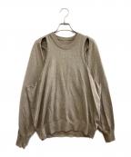 sssteinシュタイン）の古着「薄手ニット」｜ゴールド