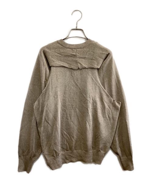 ssstein（シュタイン）ssstein (シュタイン) 薄手ニット ゴールド サイズ:Sの古着・服飾アイテム