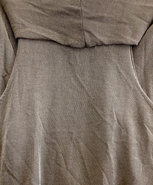 ssstein（シュタイン）ssstein (シュタイン) 薄手ニット ゴールド サイズ:Sの古着・服飾アイテム