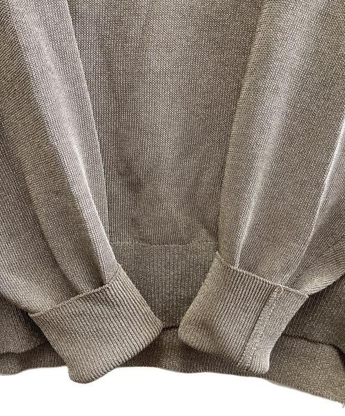 ssstein（シュタイン）ssstein (シュタイン) 薄手ニット ゴールド サイズ:Sの古着・服飾アイテム