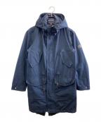 AIGLEエーグル）の古着「ナイロンコート」｜ネイビー